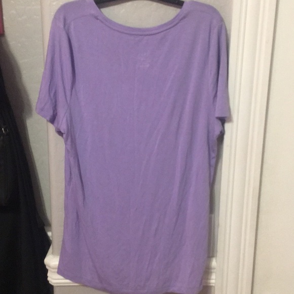 Purple Crew Neck T-Shirt - Picture 2 of 2